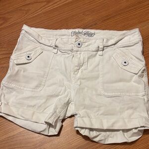 Faded Glory short  White Cargo Shorts with Relaxed Fit